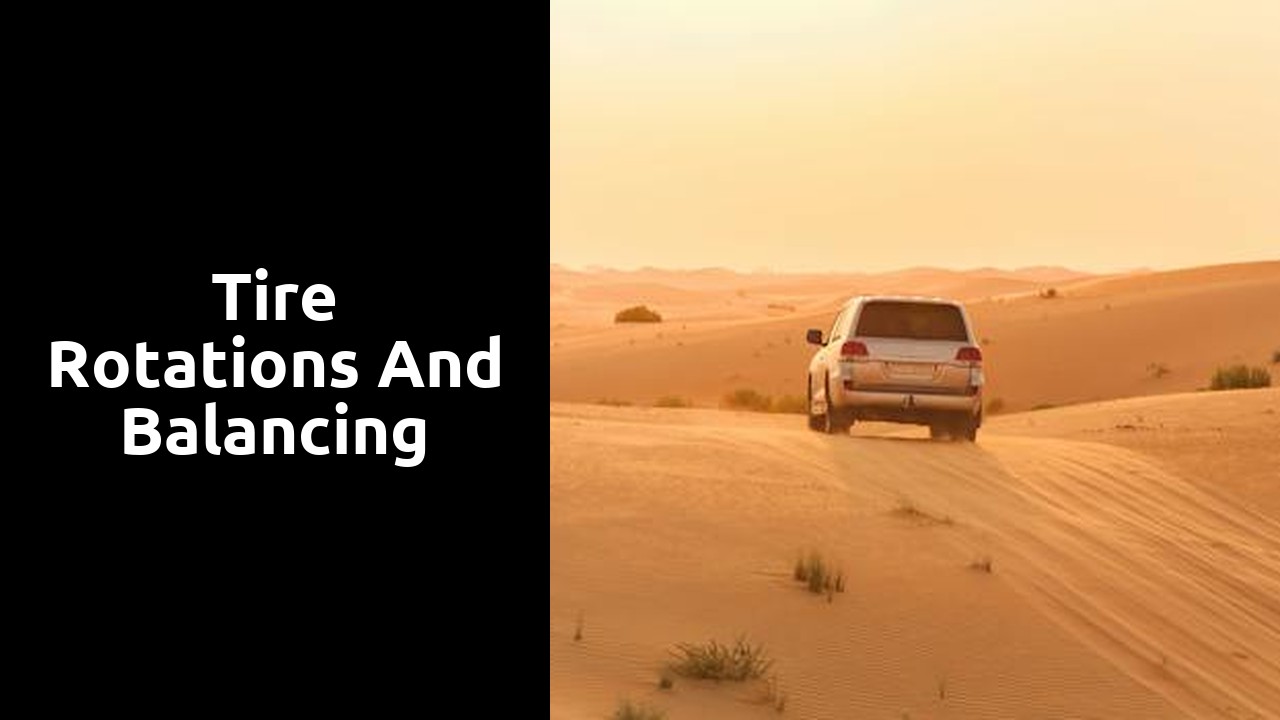 Tire Rotations and Balancing